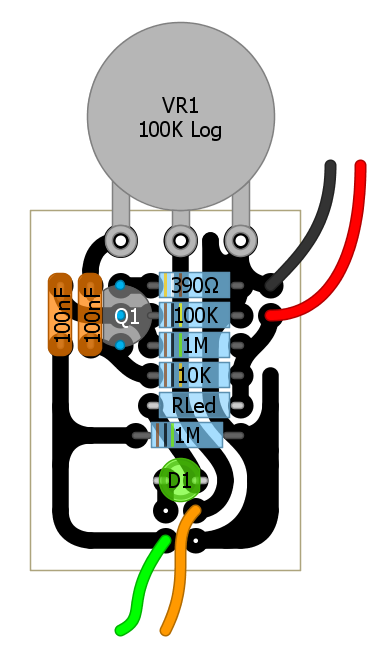 LPB-1 Layout with on board led