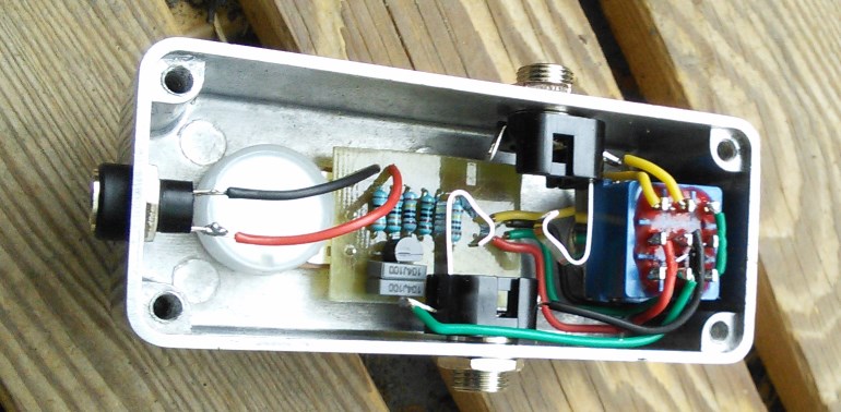 Gut shot of LPB-1 with on board led